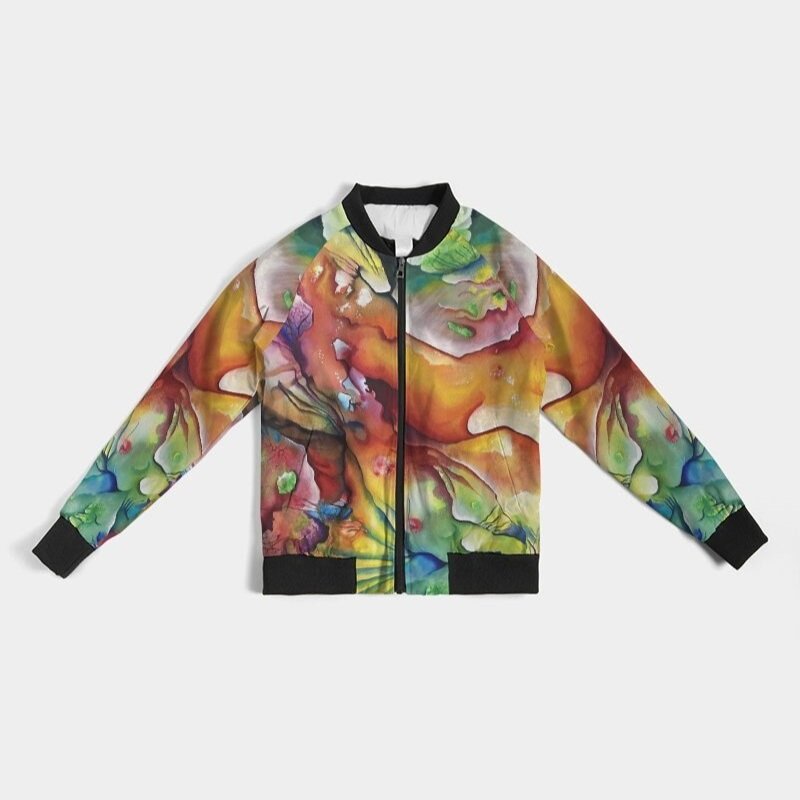 Space Dissolves Into Luminosity Women's Bomber Jacket