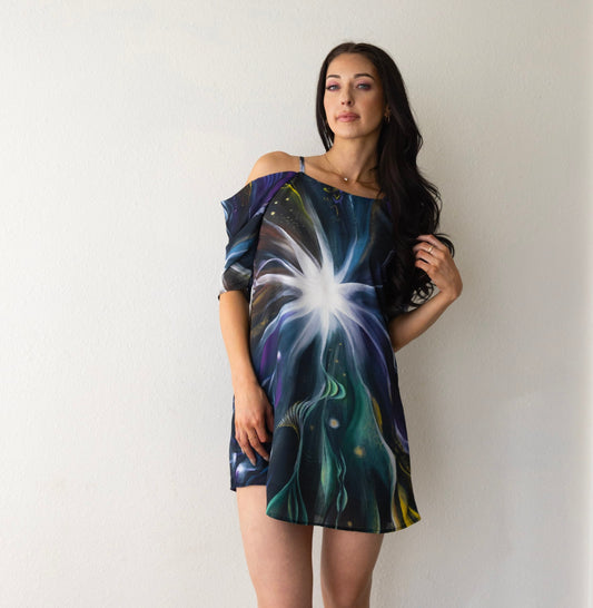 Perceiving the Ground Women's Open Shoulder Dress