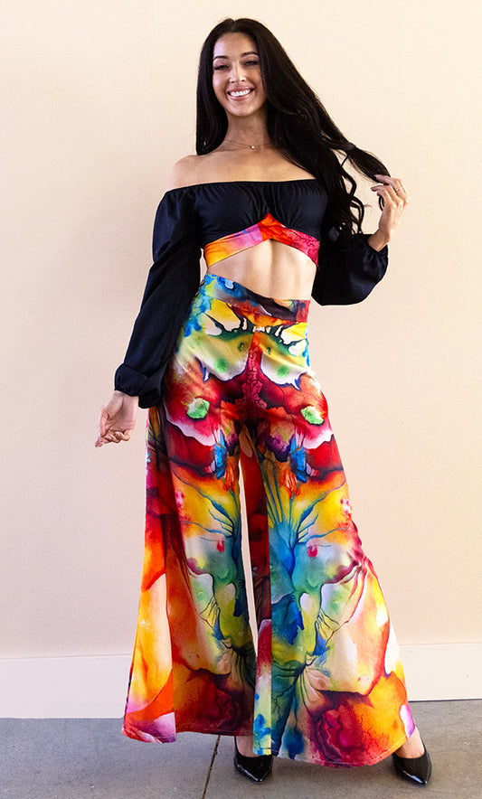 Luminosity High Waist Palazzo Pants - Wholesale