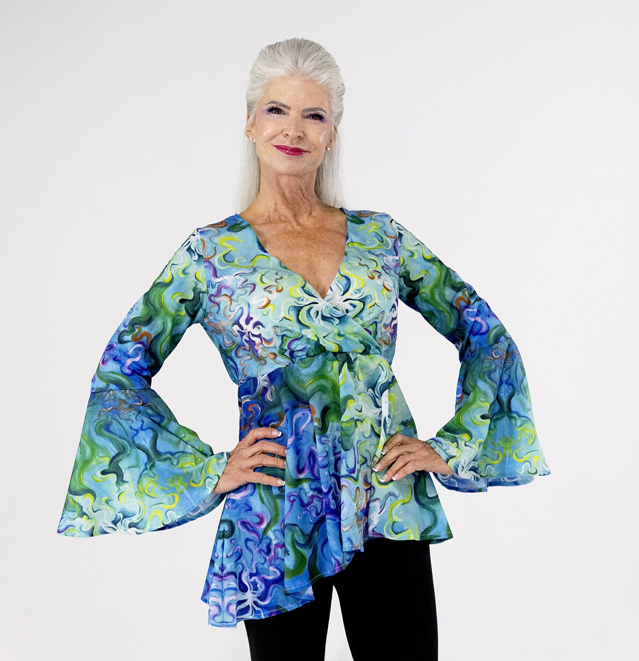 Genesis Flared Blouse - Wholesale