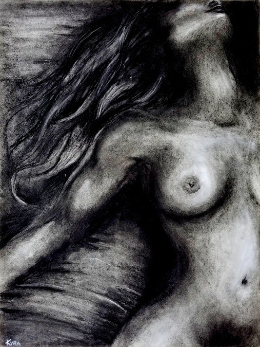 "Taken" - Charcoal on Paper