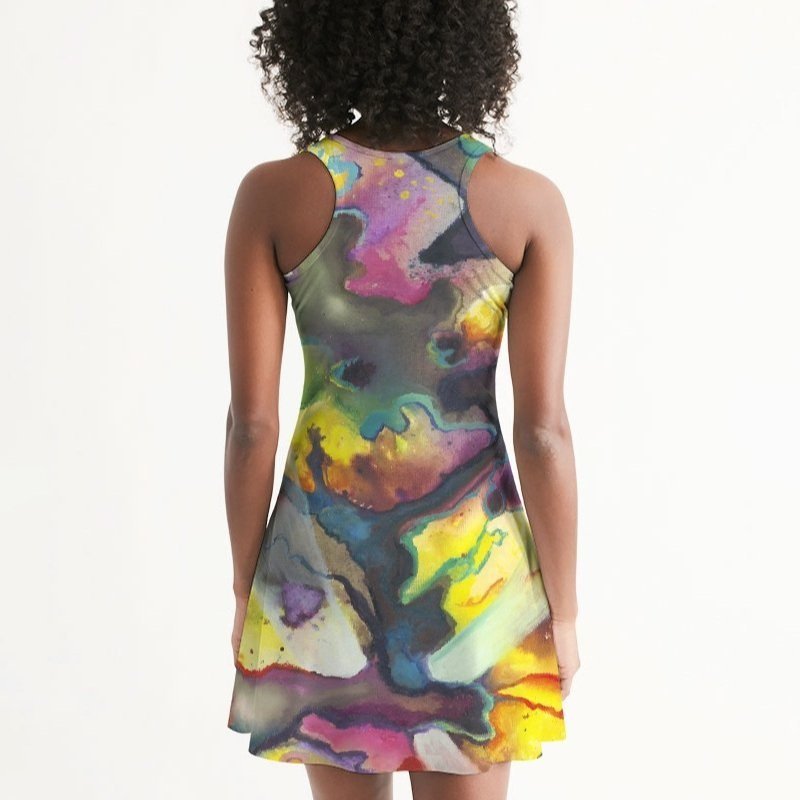 Primordial Dreamscape Women's Racerback Dress