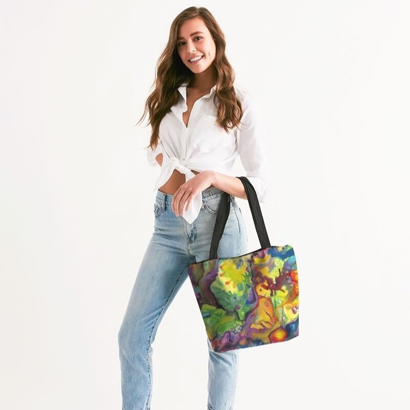 Wonderland Nostalgia Canvas Tote