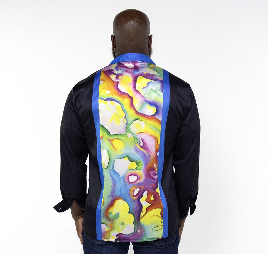 Happiness Men's Silky Shirt